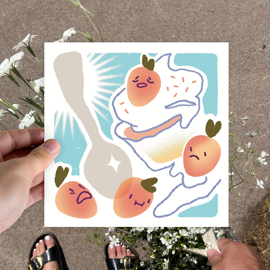 Berry Party Postcard